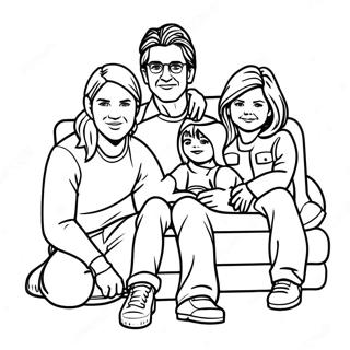 Full House Characters Coloring Page 53524-42352