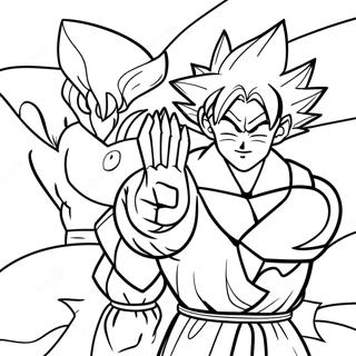 Goku And Gohan Coloring Pages