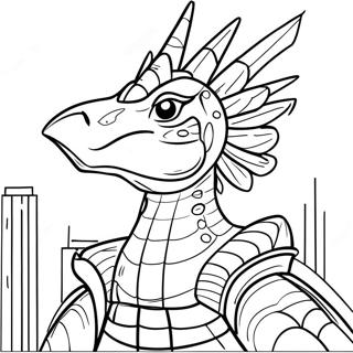 Gigan Coloring Page 53543-42358