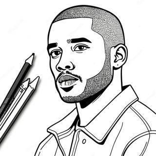 Frank Ocean Coloring Page 53603-42408