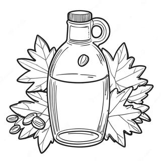 Maple Syrup Coloring Pages