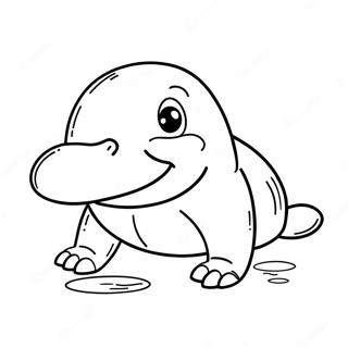 Platypus Coloring Pages