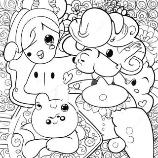 Stickers Coloring Pages