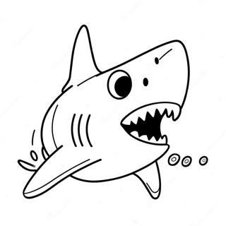 Shark Tooth Coloring Pages