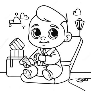 Adventurous Boss Baby Coloring Page 53794-42567