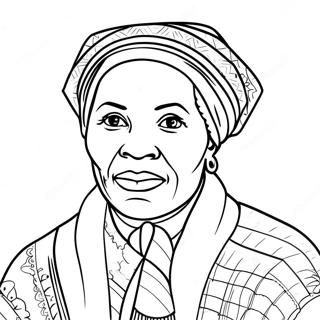 Harriet Tubman Inspirerende Farvelægningsside 53813-42574