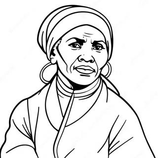 Modig Harriet Tubman Farvelægningsside 53814-42583