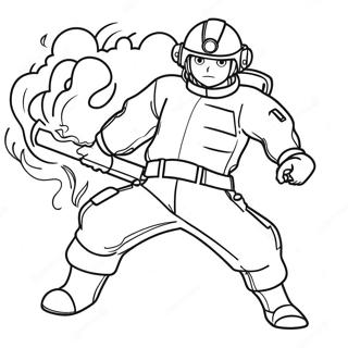 Fire Force Coloring Pages