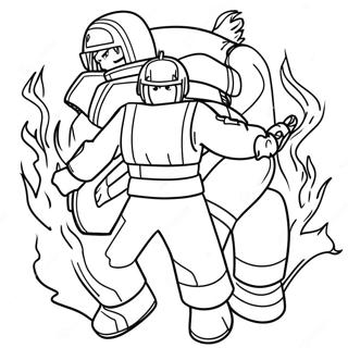 Fire Force Coloring Page 53853-42611