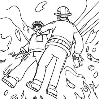 Fire Force Coloring Page 53853-42612