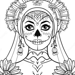 Catrina Coloring Page 53863-42608