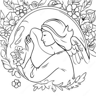 Condolence Sympathy Coloring Page 53883-42635