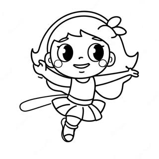 Word Girl In Action Coloring Page 53984-42718