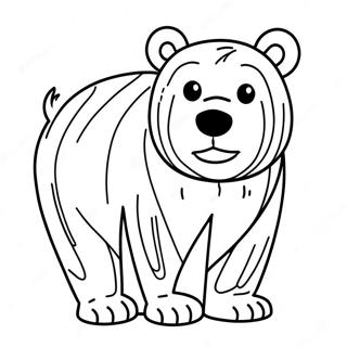 Brown Bear Brown Bear Coloring Page 5400-4289