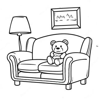 Cozy Nugget Couch Build Coloring Page 54034-42753