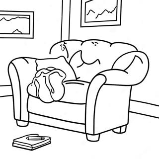 Cozy Nugget Couch Build Coloring Page 54034-42754