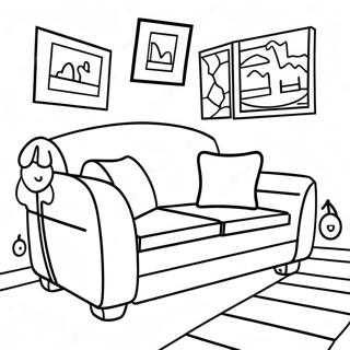 Cozy Nugget Couch Build Coloring Page 54034-42756