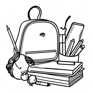 Back To School Night Coloring Pages