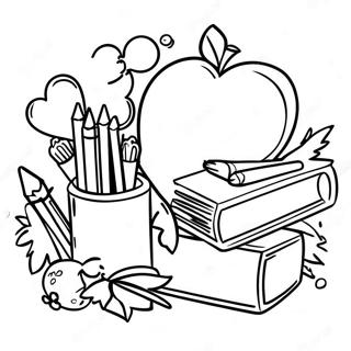 Back To School Night Coloring Page 54043-42816