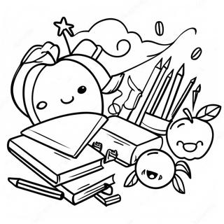 Exciting Back To School Night Coloring Page 54044-42796