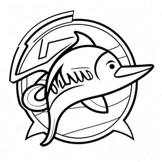 Miami Marlins Coloring Pages