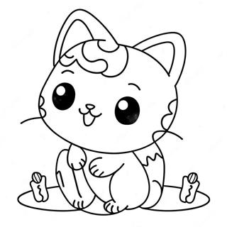 Candy Cat Poppy Playtime Coloring Page 54073-42774