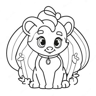 Rainbow Ruby Coloring Page 54083-42781