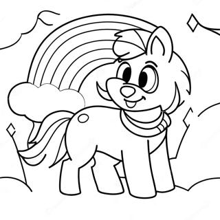 Colorful Rainbow Ruby Adventure Coloring Page 54084-42798