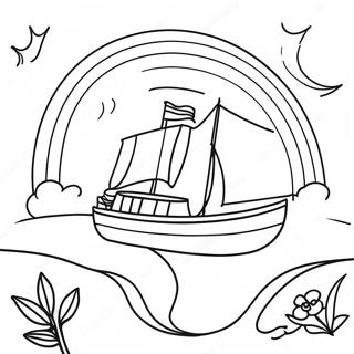 Colorful Rainbow Ruby Adventure Coloring Page 54084-42799