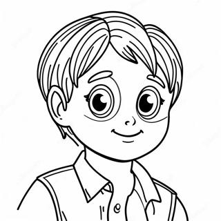 Cute Levi Character Coloring Page 54094-42786