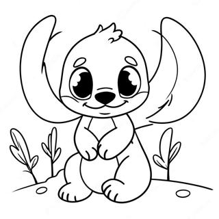 Stitch And Angel Coloring Pages