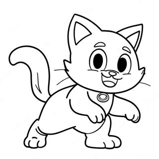 Blaze The Cat Coloring Pages