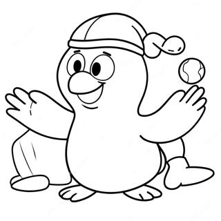 Club Penguin Coloring Pages