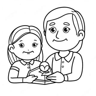 Teachers Day Coloring Pages