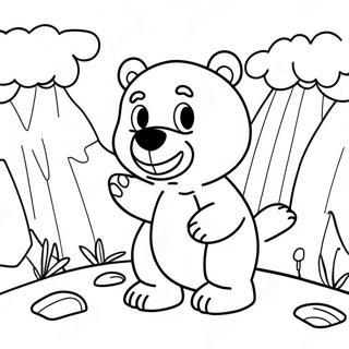 Grizzly And The Lemmings Coloring Pages