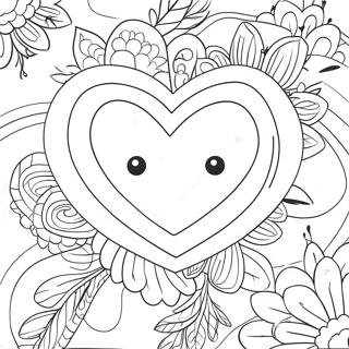 Preschool Valentines Coloring Pages