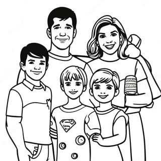 Thundermans Family Coloring Page 54263-42931