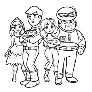 Thundermans Family Coloring Page 54263-42932