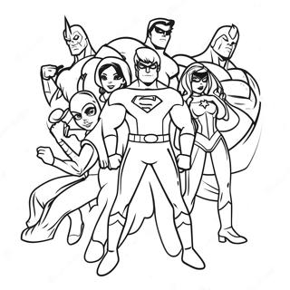 Thundermans Superhero Action Coloring Page 54264-42927