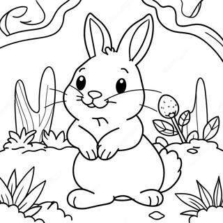 Peter Rabbit In A Garden Coloring Page 54274-42938