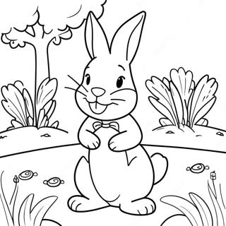 Peter Rabbit In A Garden Coloring Page 54274-42939