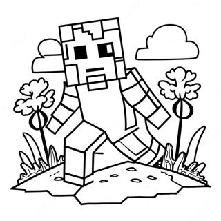 Cool Minecraft Coloring Pages