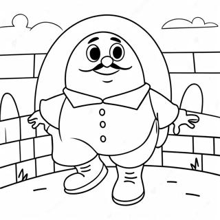 Página Para Colorir Humpty Dumpty Colorido 54304-42957