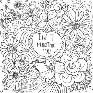 Positive Quotes Coloring Pages