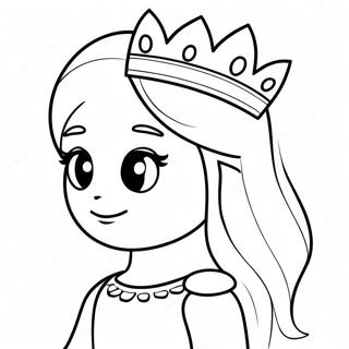 Roblox Princess Coloring Page 54463-43102