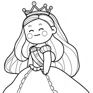 Roblox Princess Coloring Page 54463-43103