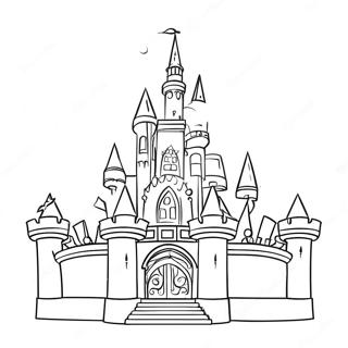 Sparkling Roblox Princess Castle Coloring Page 54464-43100