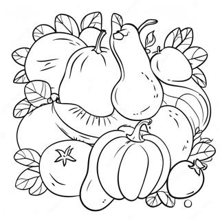 Healthy Plate Coloring Pages