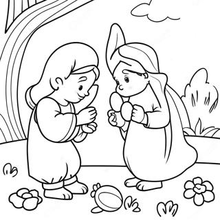 Easter Story Coloring Pages