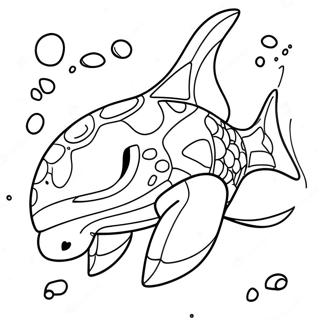 Kyogre Coloring Pages